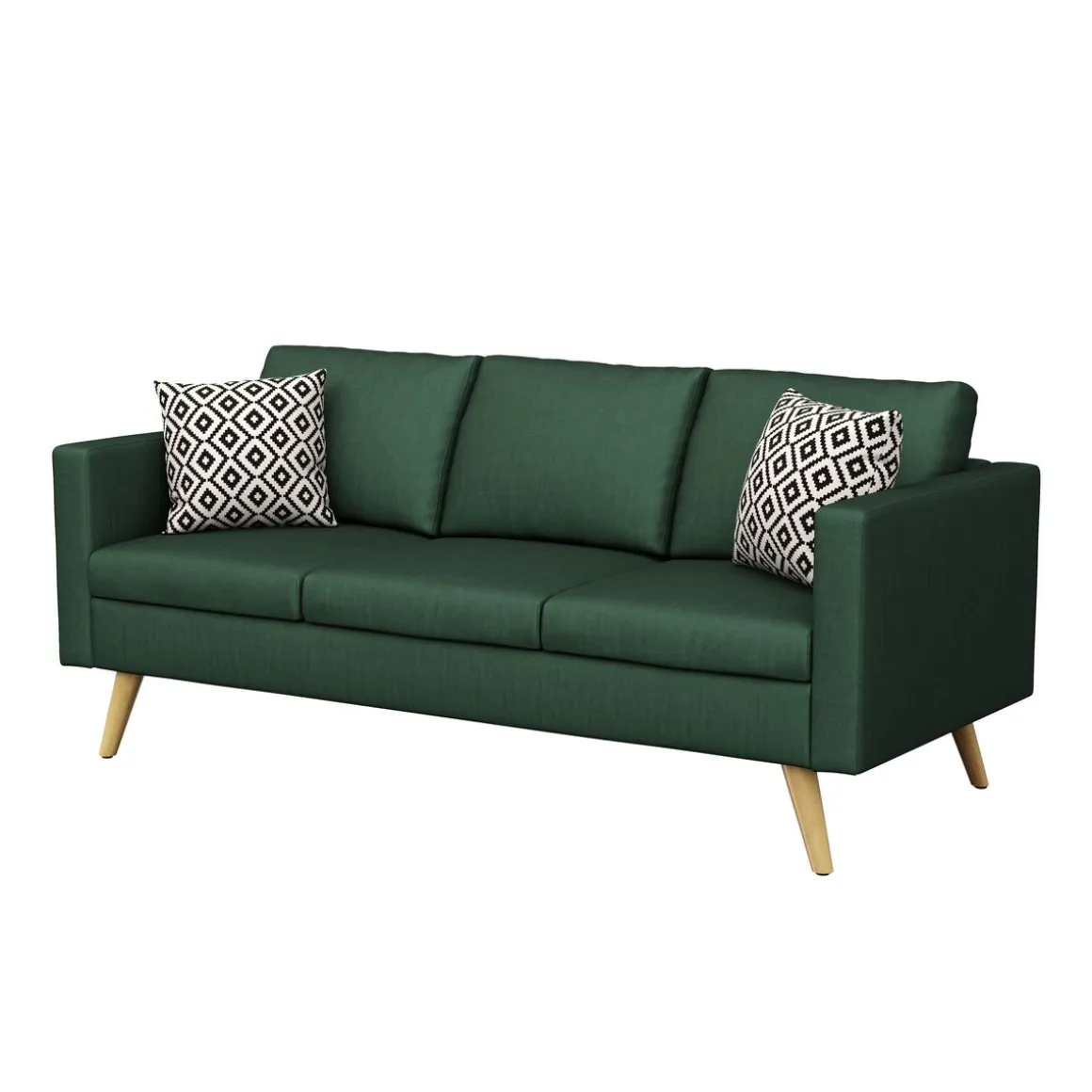 Sofa BLAIR 3-Sitzer dunkelgrün