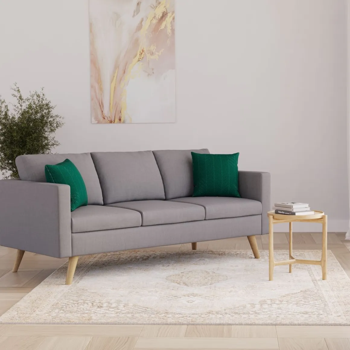 Sofa BLAIR 3-Sitzer grau