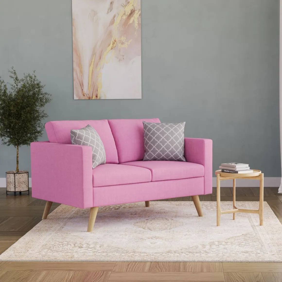 Sofa BLAIR 2-Sitzer pink