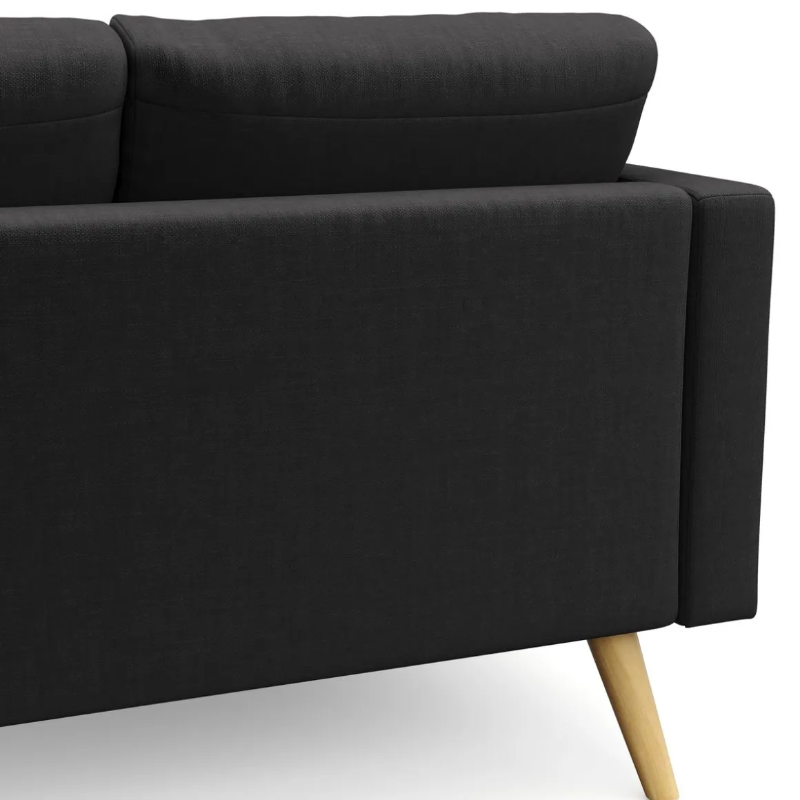 Sofa BLAIR 2-Sitzer schwarz