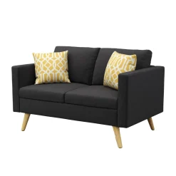 Sofa BLAIR 2-Sitzer schwarz