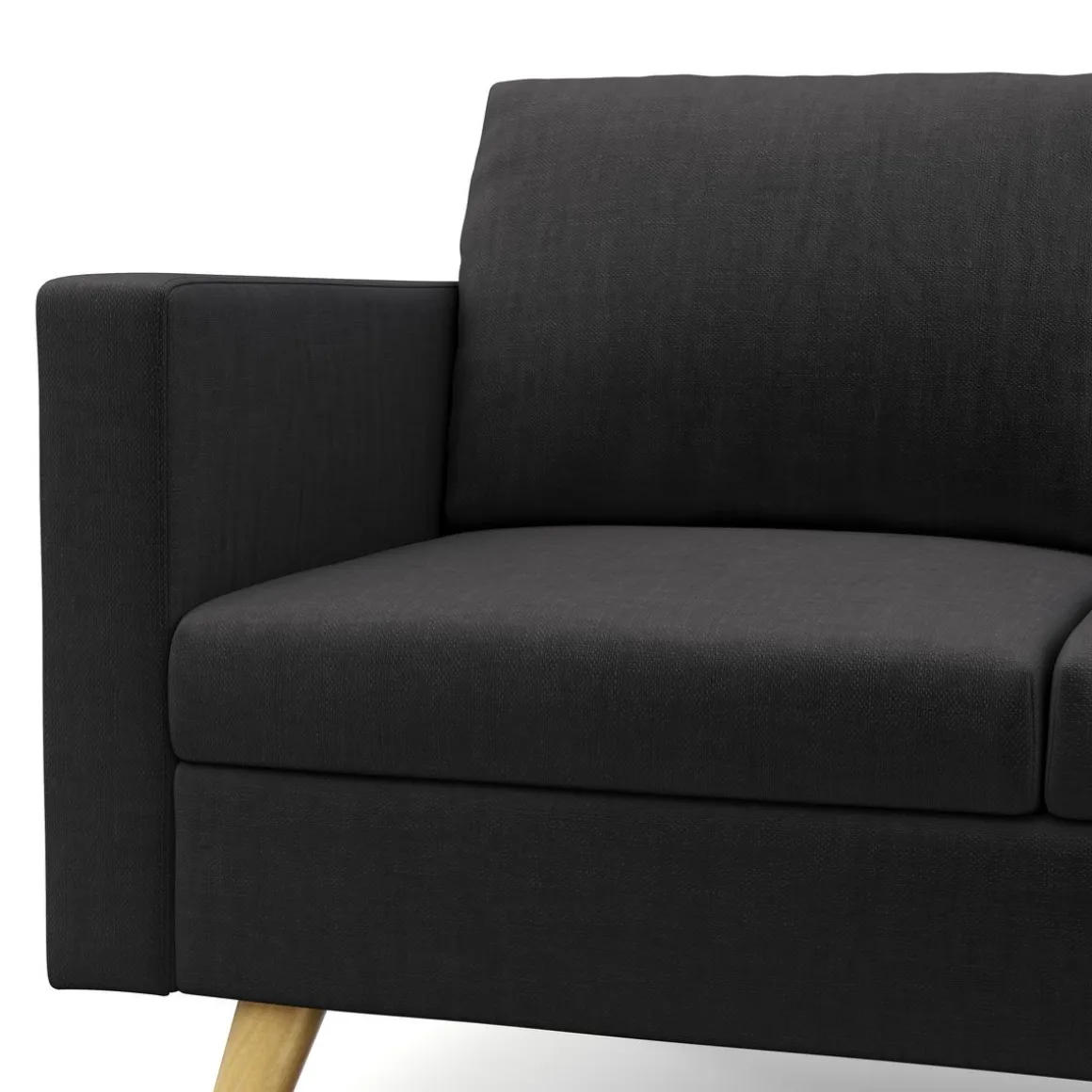 Sofa BLAIR 2-Sitzer schwarz