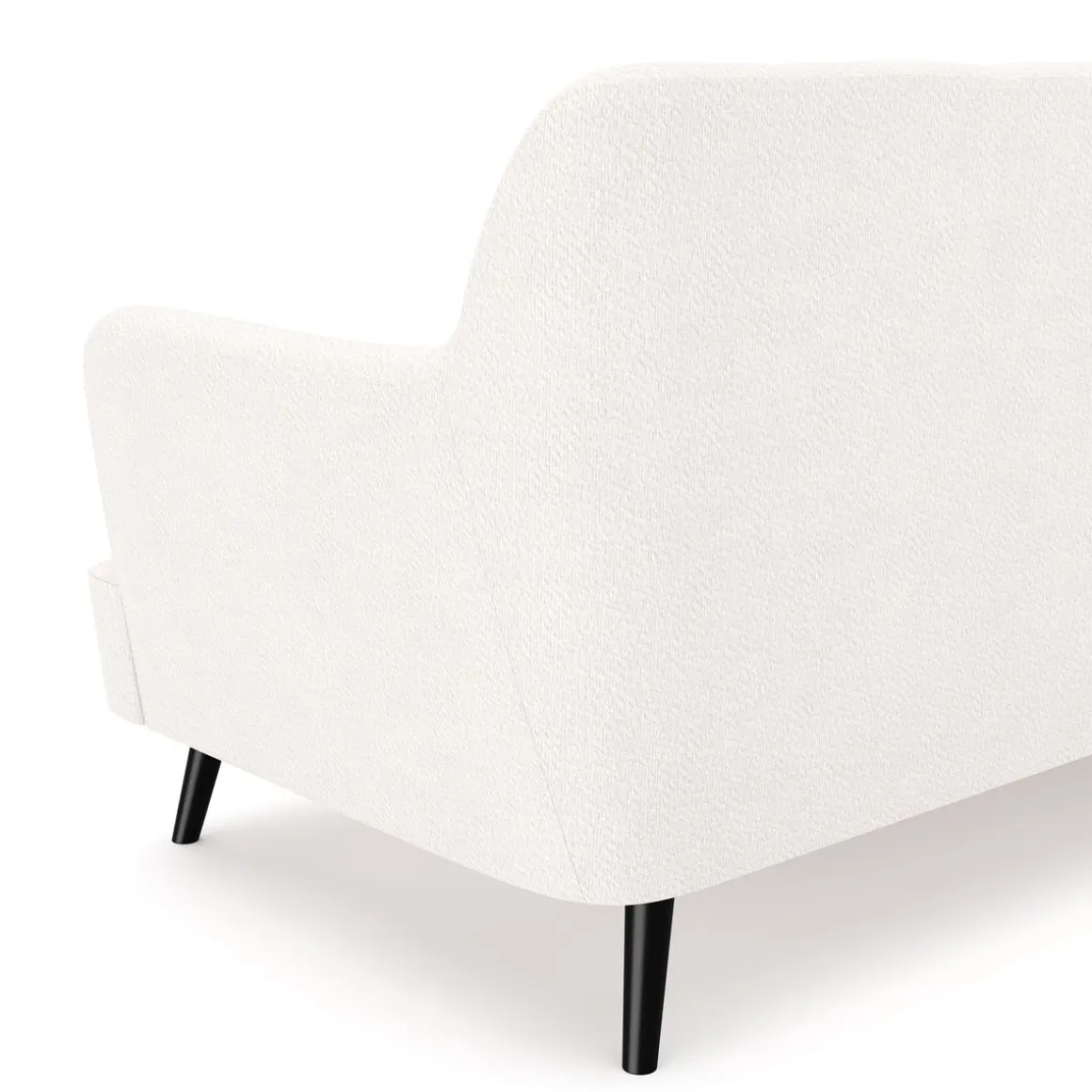 Sofa Bouclé LIA 3-Sitzer creme