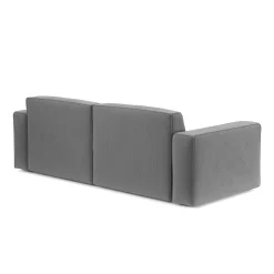 Sofa Cord GINNY 3-Sitzer anthrazit