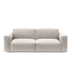 Sofa Cord GINNY 3-Sitzer Creme