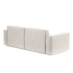 Sofa Cord GINNY 3-Sitzer Creme