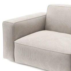 Sofa Cord GINNY 3-Sitzer Creme