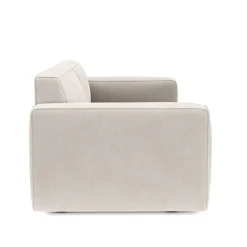 Sofa Cord GINNY 3-Sitzer Creme