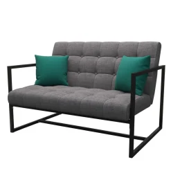 Sofa DEAN 2-Sitzer anthrazit