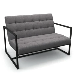 Sofa DEAN 2-Sitzer anthrazit