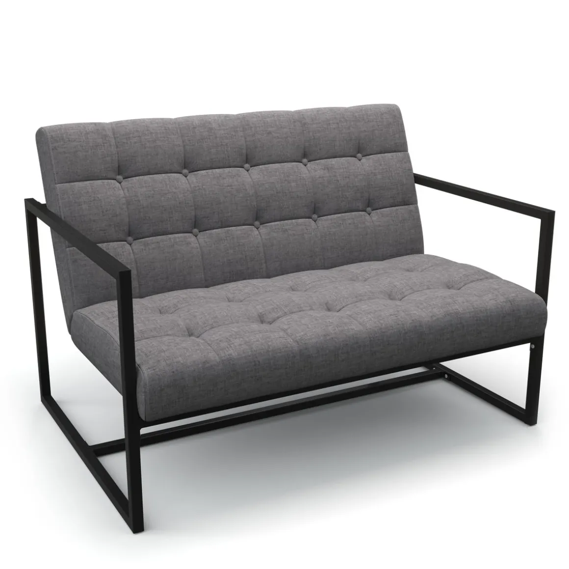 Sofa DEAN 2-Sitzer anthrazit