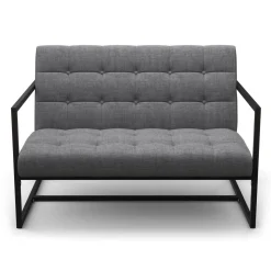Sofa DEAN 2-Sitzer anthrazit