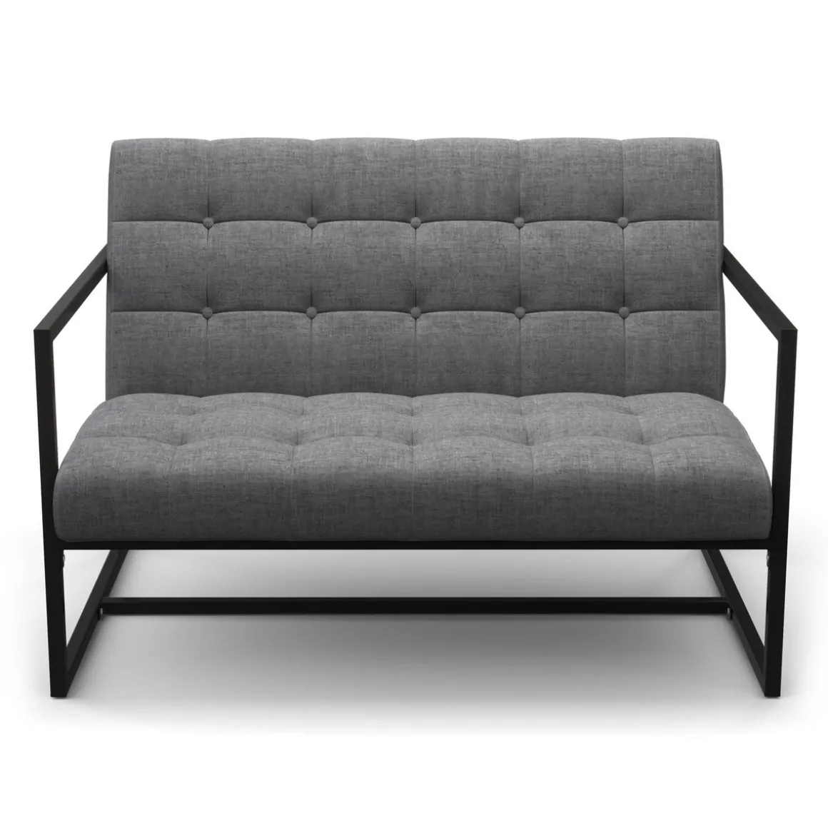 Sofa DEAN 2-Sitzer anthrazit