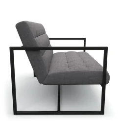 Sofa DEAN 2-Sitzer anthrazit