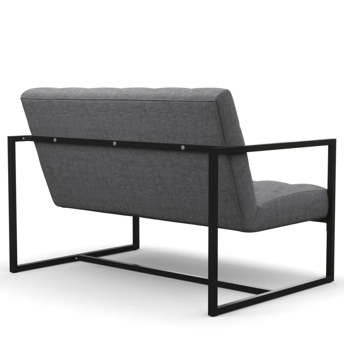 Sofa DEAN 2-Sitzer anthrazit