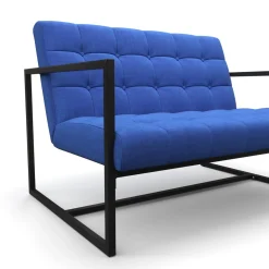 Sofa DEAN 2-Sitzer dunkelblau