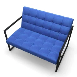 Sofa DEAN 2-Sitzer dunkelblau
