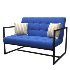 Sofa DEAN 2-Sitzer dunkelblau