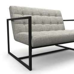 Sofa DEAN 2-Sitzer grau
