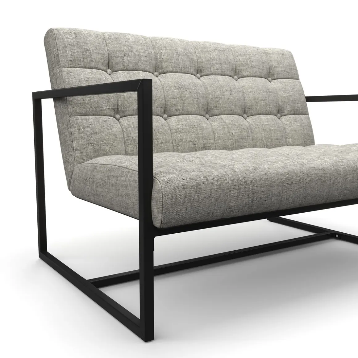 Sofa DEAN 2-Sitzer grau