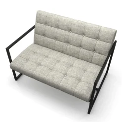 Sofa DEAN 2-Sitzer grau