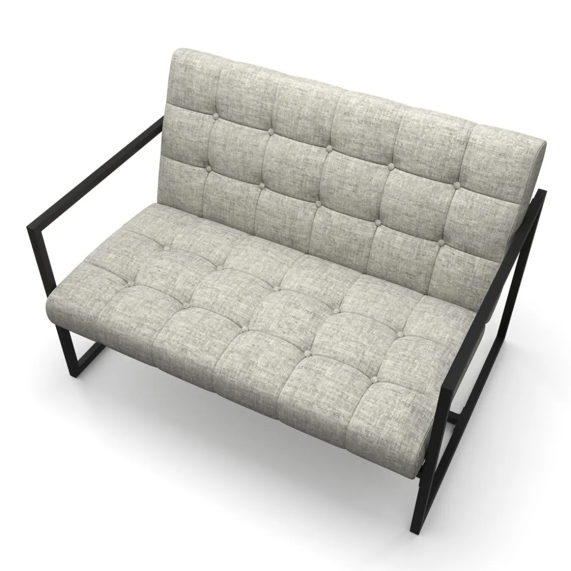 Sofa DEAN 2-Sitzer grau