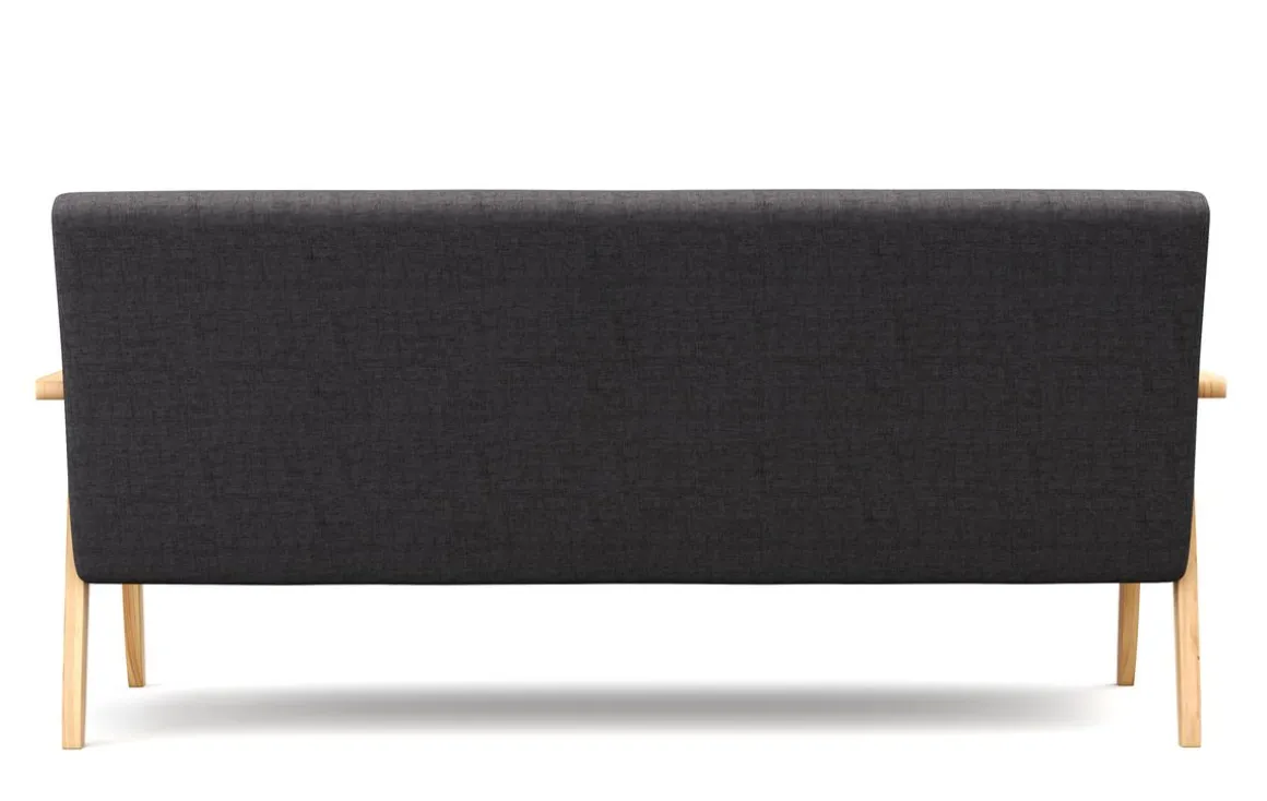 Sofa EDDY 3-Sitzer anthrazit