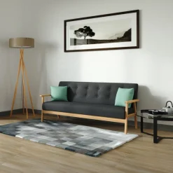 Sofa EDDY 3-Sitzer anthrazit