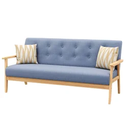 Sofa EDDY 3-Sitzer blau