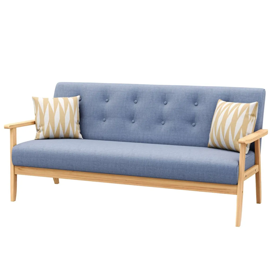 Sofa EDDY 3-Sitzer blau