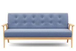 Sofa EDDY 3-Sitzer blau