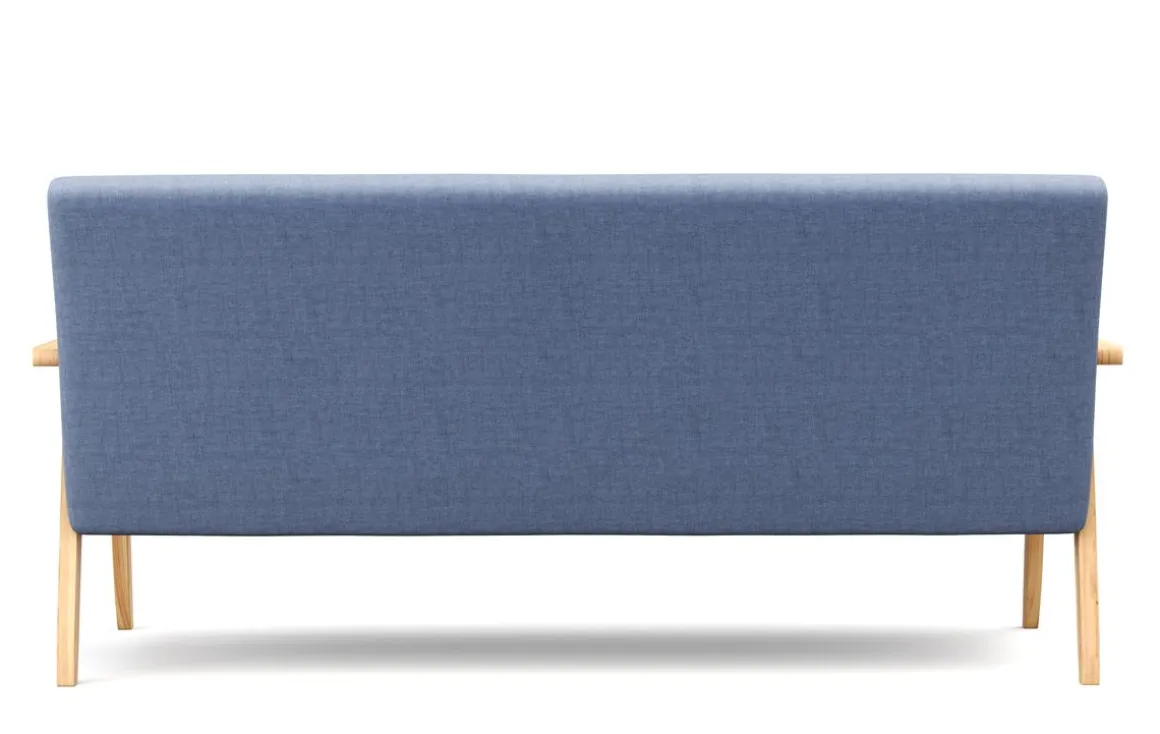 Sofa EDDY 3-Sitzer blau