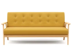 Sofa EDDY 3-Sitzer gelb
