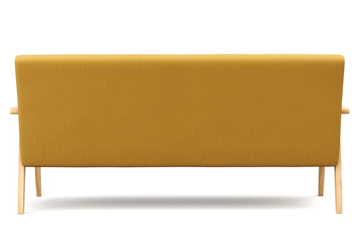 Sofa EDDY 3-Sitzer gelb