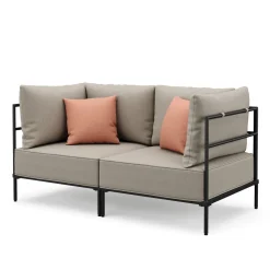 Sofa ETHAN 2-Sitzer beige