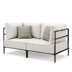 Sofa ETHAN 2-Sitzer creme