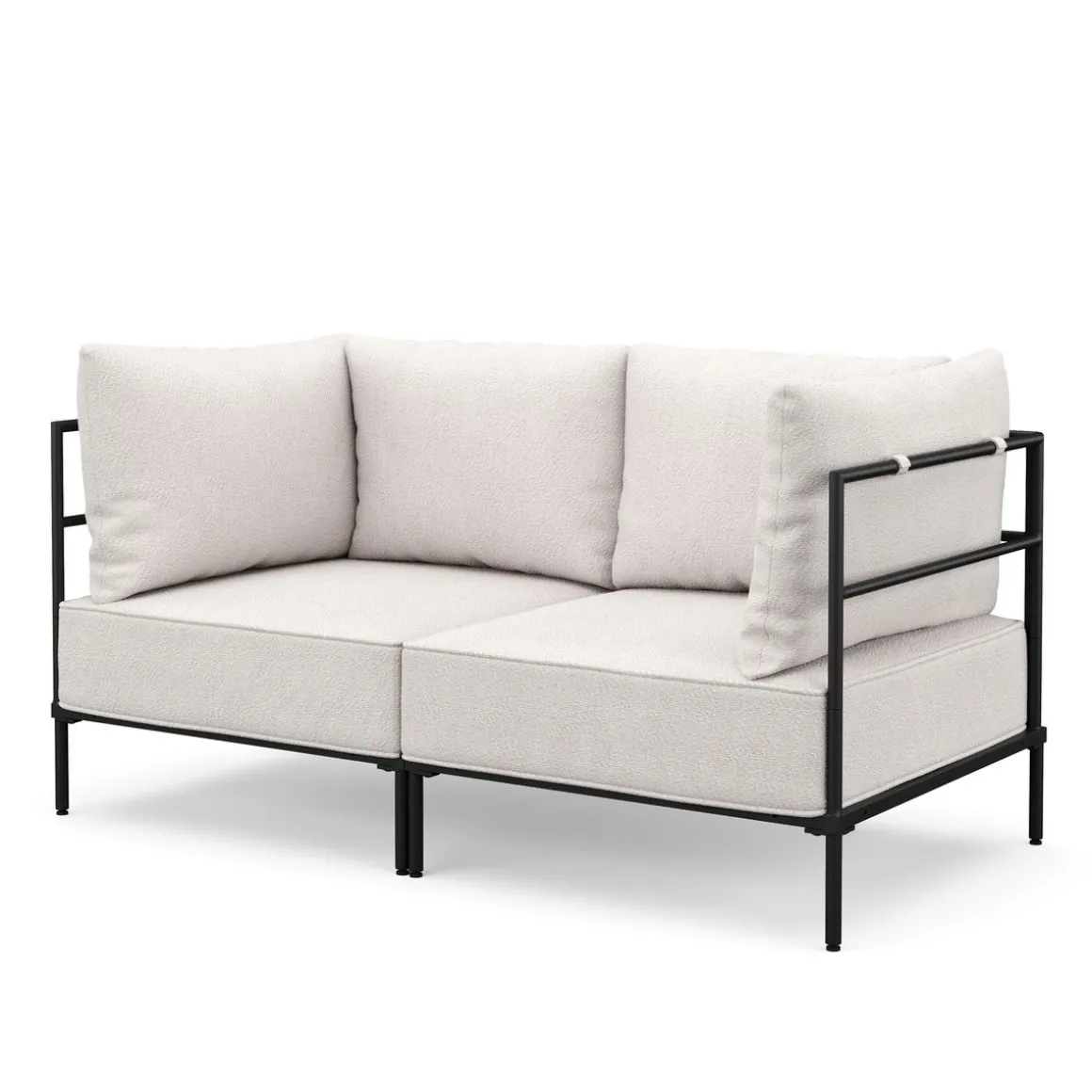 Sofa ETHAN 2-Sitzer creme