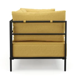 Sofa ETHAN 2-Sitzer gelb