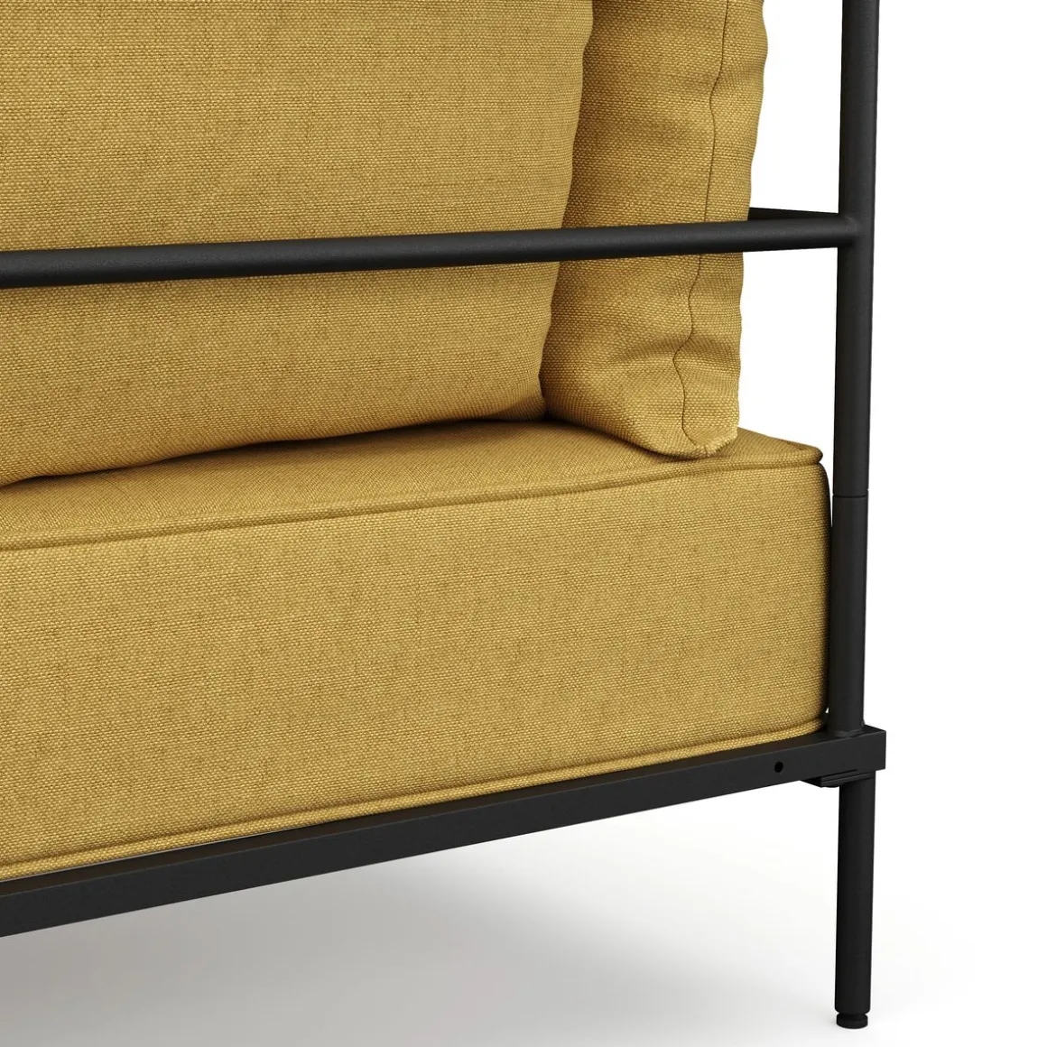 Sofa ETHAN 2-Sitzer gelb