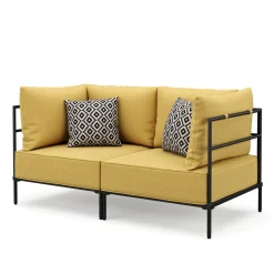 Sofa ETHAN 2-Sitzer gelb