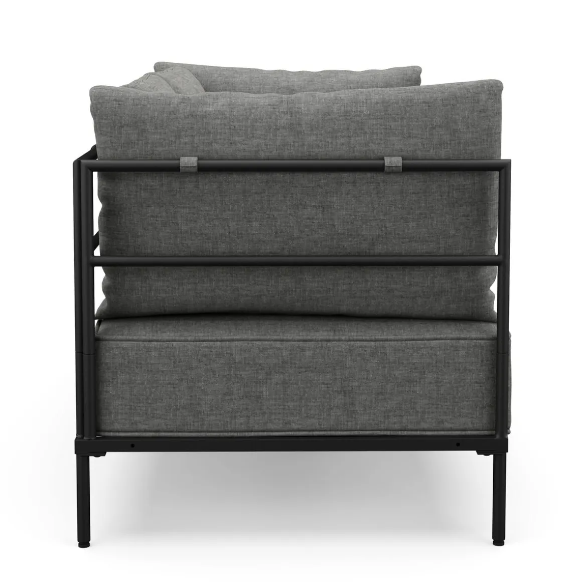 Sofa ETHAN 2-Sitzer hellgrau