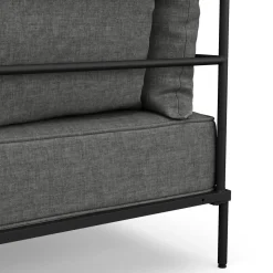 Sofa ETHAN 2-Sitzer hellgrau