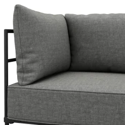 Sofa ETHAN 2-Sitzer hellgrau