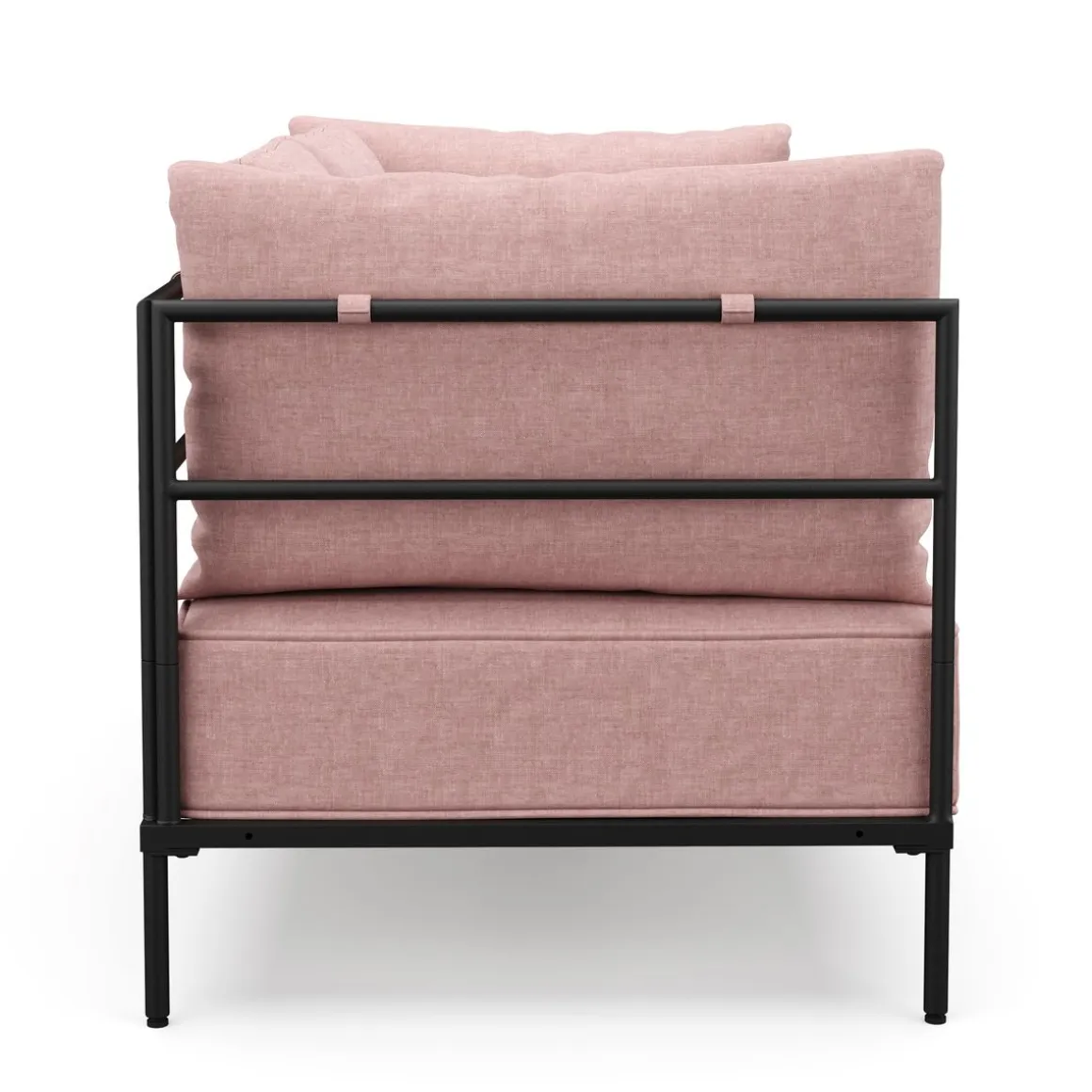 Sofa ETHAN 2-Sitzer rosa