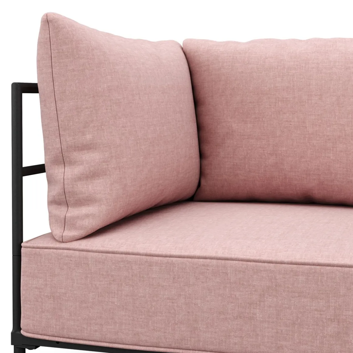 Sofa ETHAN 2-Sitzer rosa