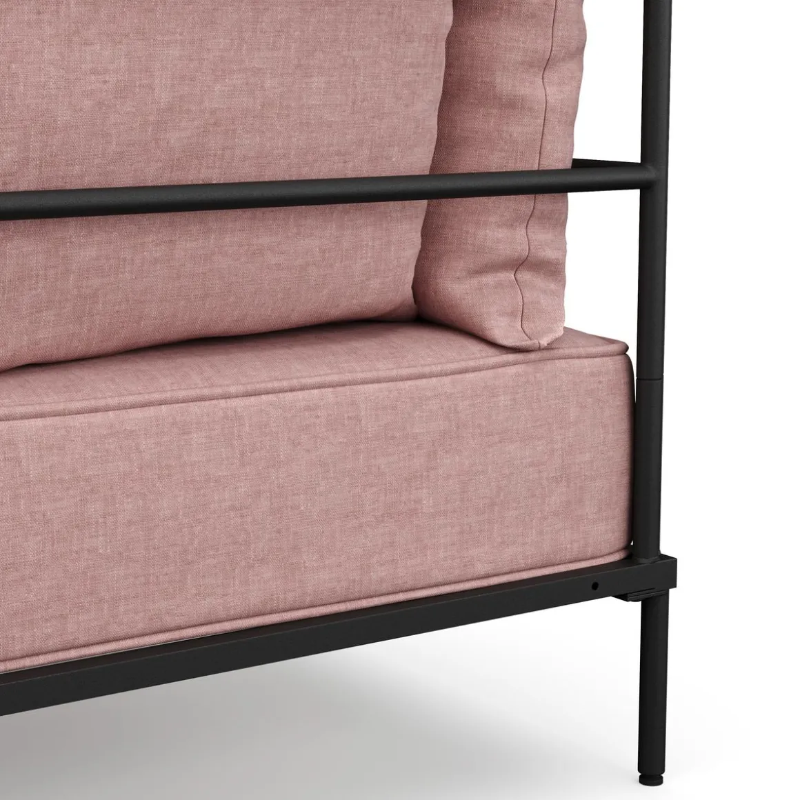 Sofa ETHAN 2-Sitzer rosa