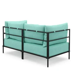 Sofa ETHAN 2-Sitzer türkis