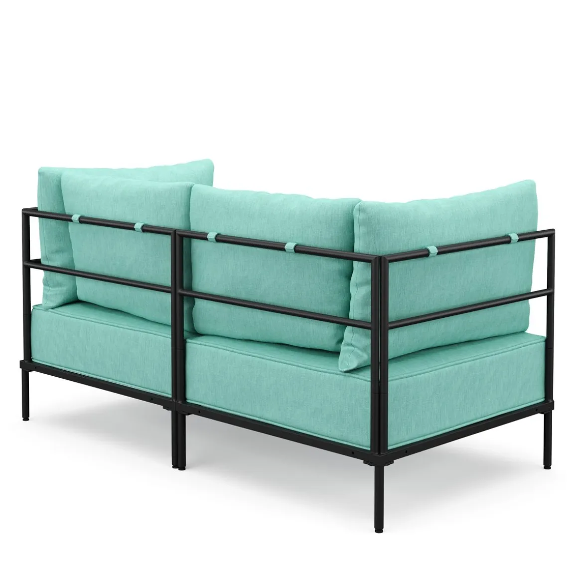 Sofa ETHAN 2-Sitzer türkis