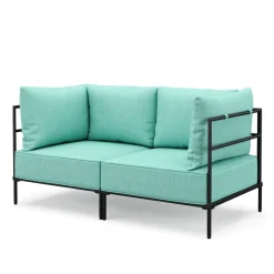 Sofa ETHAN 2-Sitzer türkis