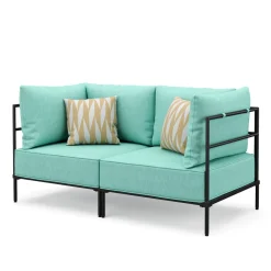 Sofa ETHAN 2-Sitzer türkis